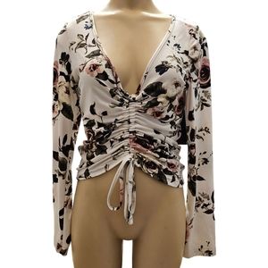 Orange Kiss Floral Top